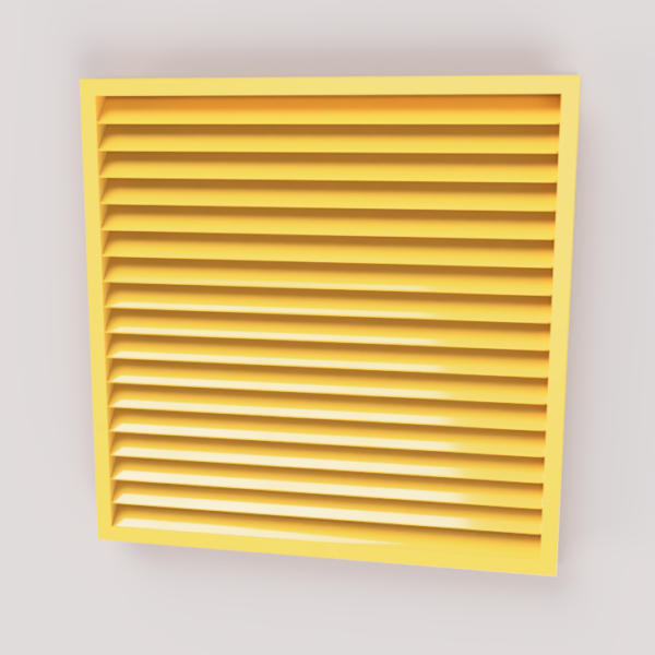 Grille d’aération –  Double face pour panneaux de 16mm